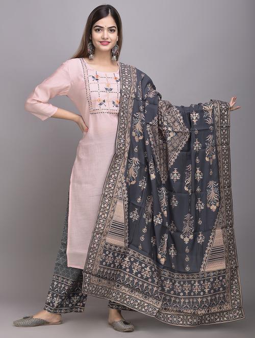 embroidered suit set - 17970595 - Very Small Image - 1