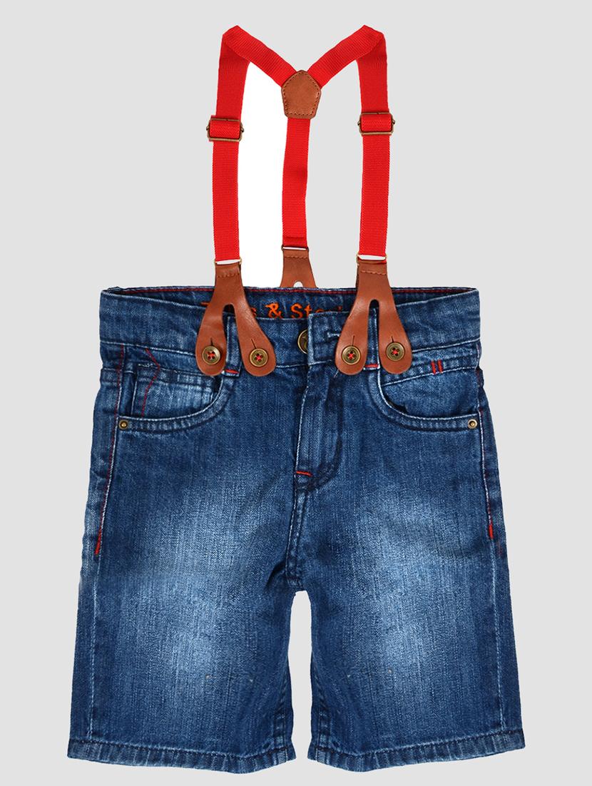 dark blue denim shorts - 17970681 - Zoom Image - 1