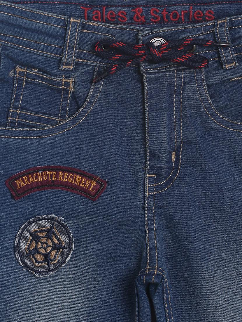 dark blue denim shorts - 17970682 - Zoom Image - 3