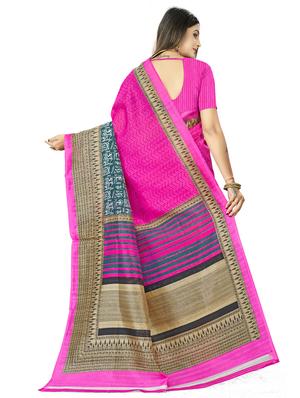 warli printed saree with blouse - 17970741 - Standard Image - 2
