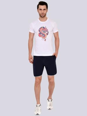 navy blue solid short - 17971090 - Standard Image - 4