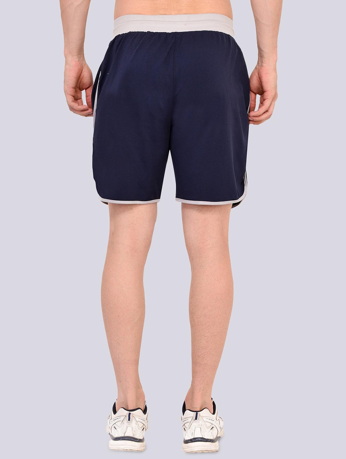 navy blue solid short - 17971090 - Zoom Image - 3