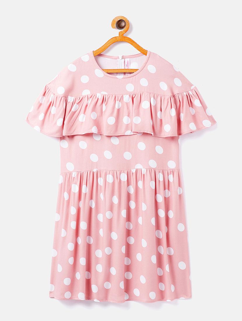 pink polks dota frock - 17975239 - Zoom Image - 1