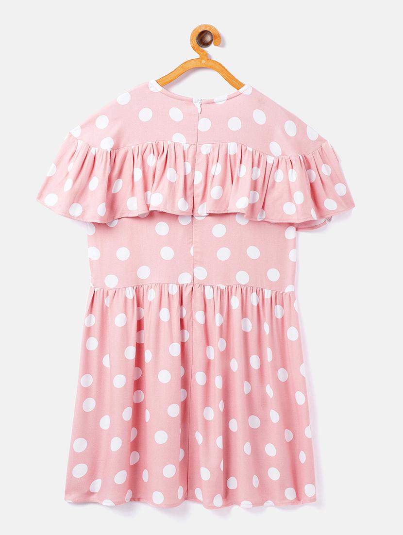 pink polks dota frock - 17975239 - Zoom Image - 2