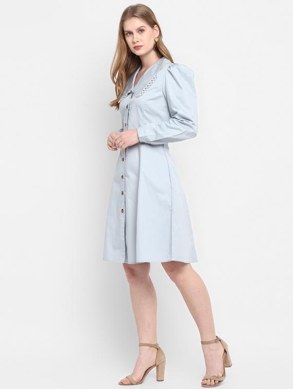 long sleeved button up shirt dress - 17975248 - Zoom Image - 2
