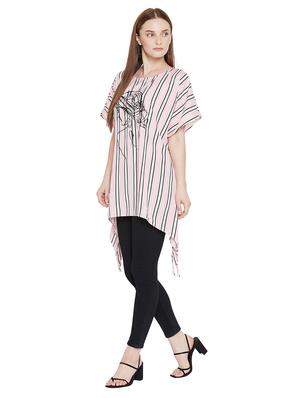 round neck striped tunic - 17975388 - Standard Image - 3
