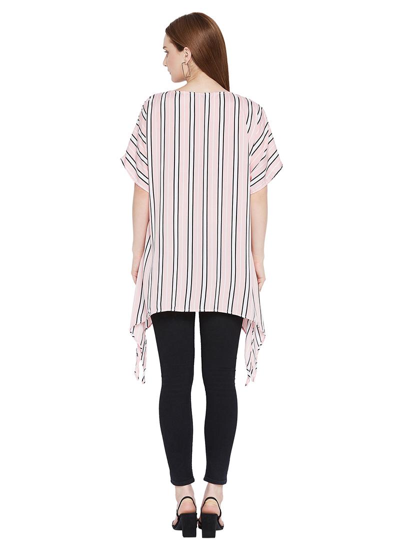 round neck striped tunic - 17975388 - Zoom Image - 2