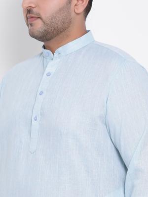 yellow solid kurta pyjama ethnic wear set - 17975831 - Standard Image - 4