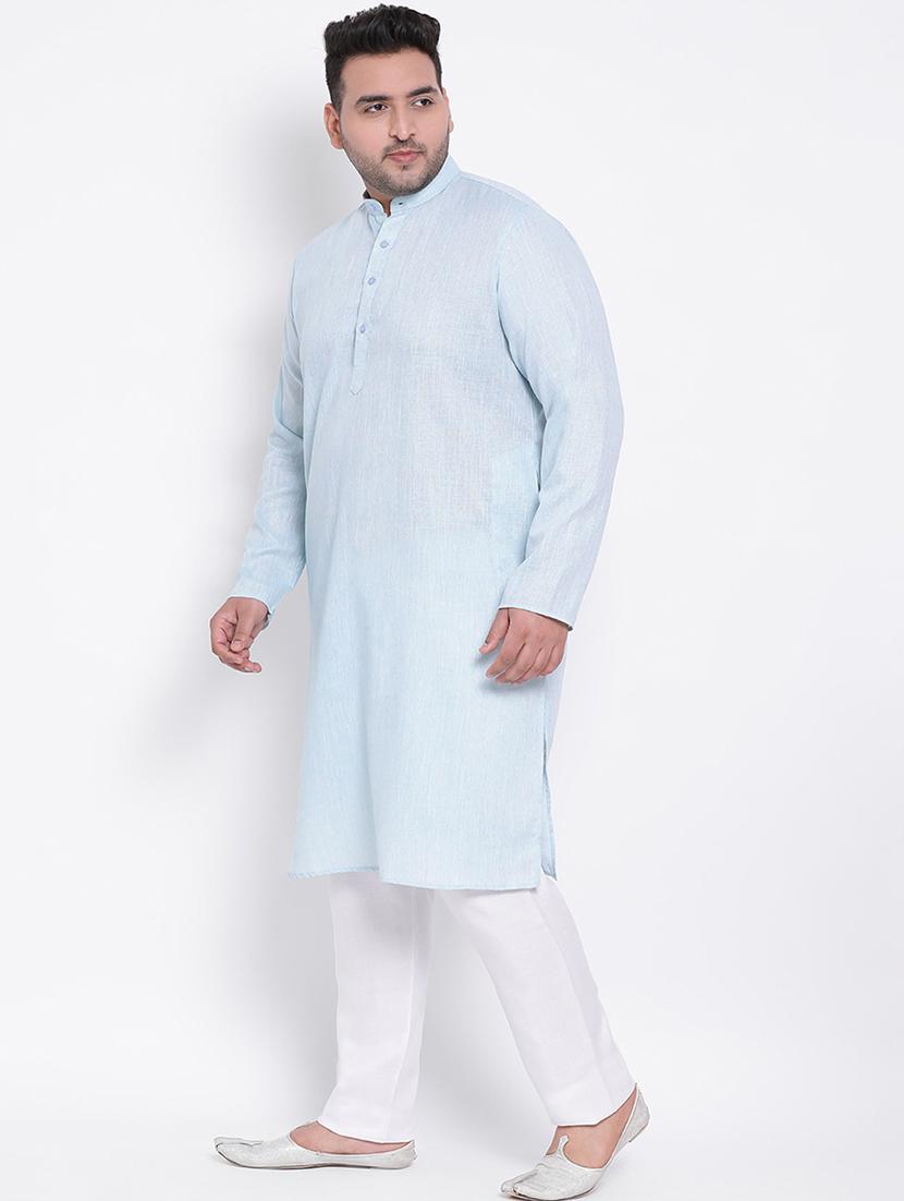 yellow solid kurta pyjama ethnic wear set - 17975831 - Zoom Image - 2