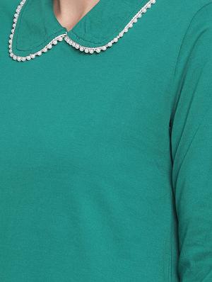 v-neck color block top - 17976104 - Standard Image - 5