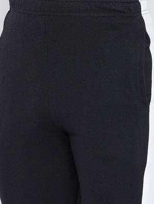 black color block track pant - 17976317 - Standard Image - 6