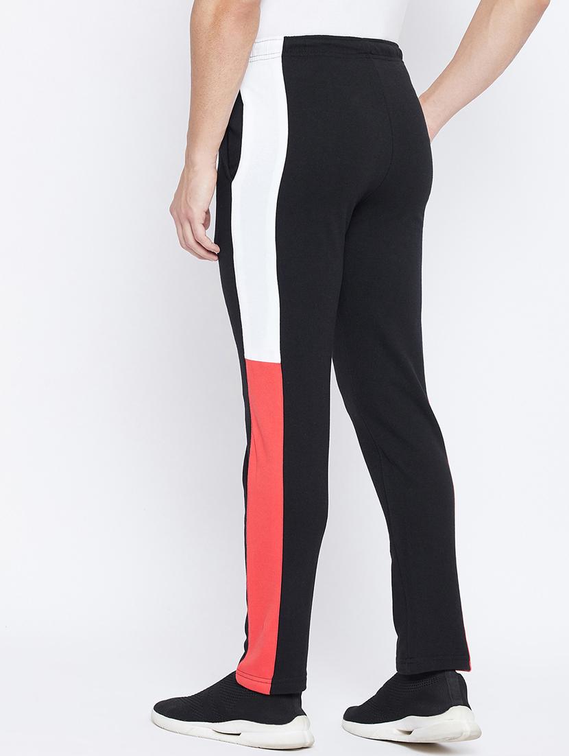 black color block track pant - 17976317 - Zoom Image - 4