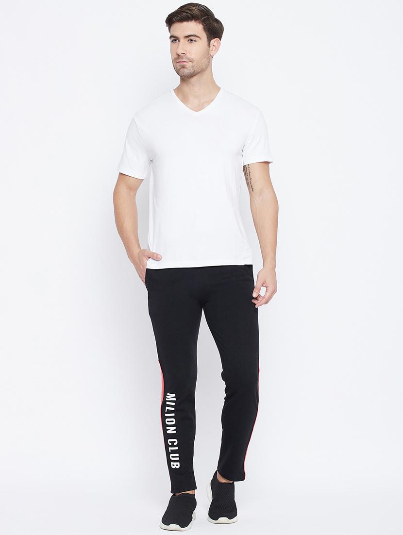 black color block track pant - 17976317 - Zoom Image - 5