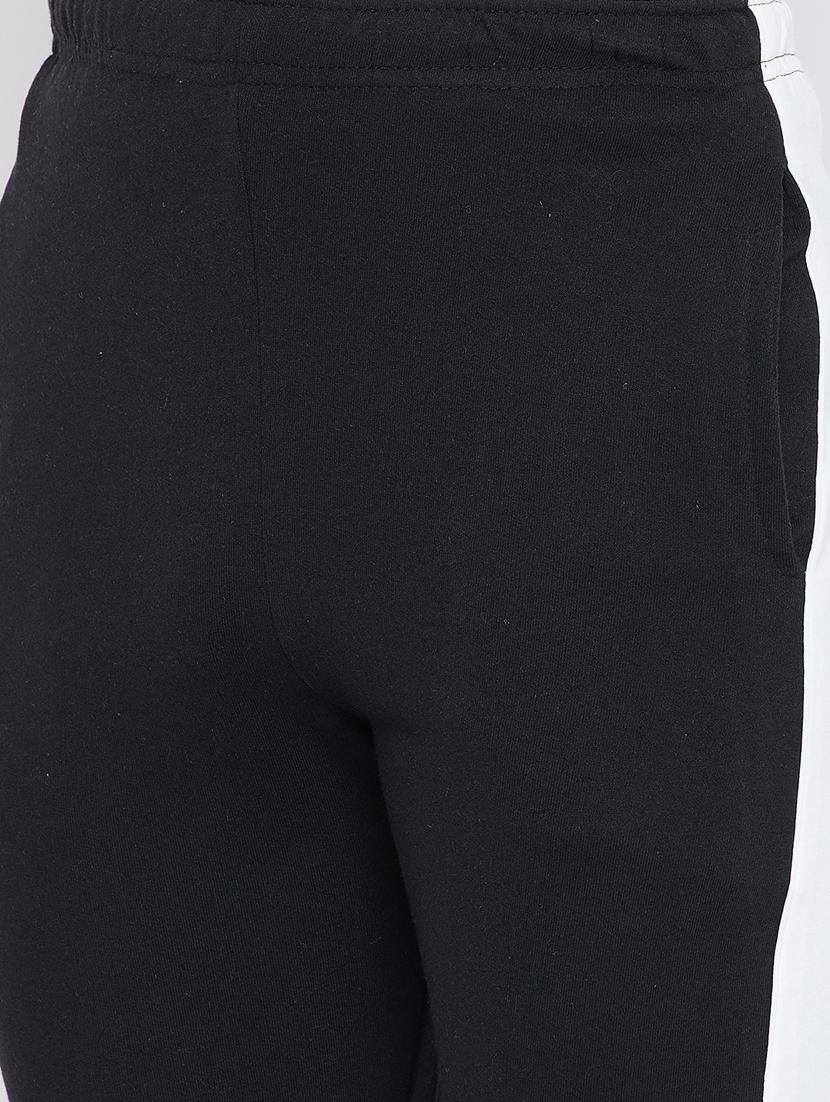 black color block track pant - 17976317 - Zoom Image - 6