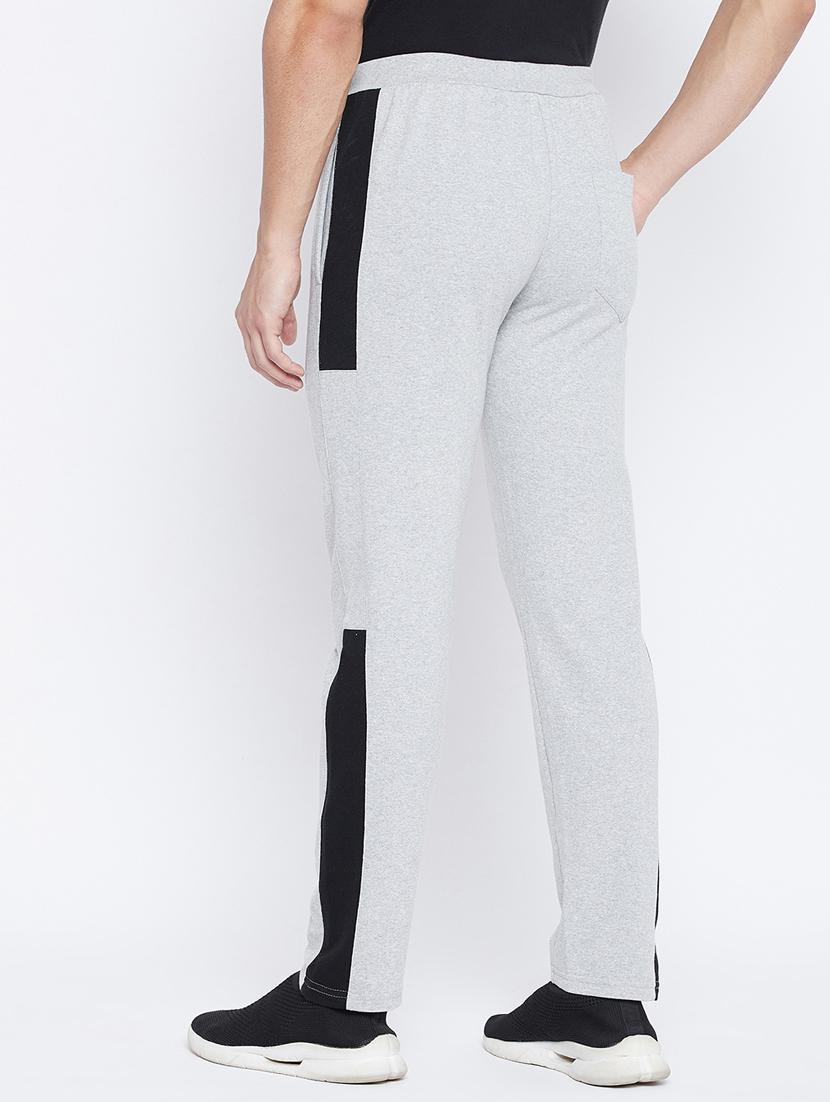 grey color block track pant - 17976330 - Zoom Image - 3