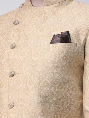 multi colored self-designed sherwani ethnic wear set - 17976373 - Standard Image - 4