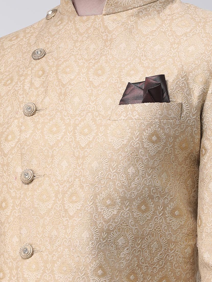 multi colored self-designed sherwani ethnic wear set - 17976373 - Zoom Image - 4