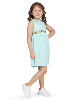 blue checkered frock - 17976609 - Standard Image - 3