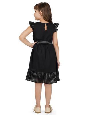 black solid frock - 17976610 - Standard Image - 4