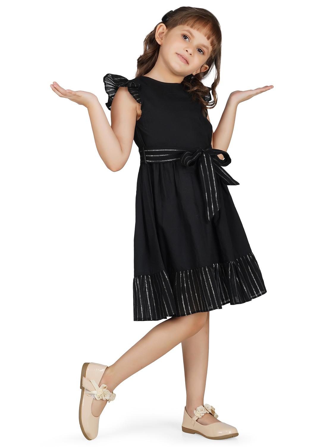 black solid frock - 17976610 - Zoom Image - 3