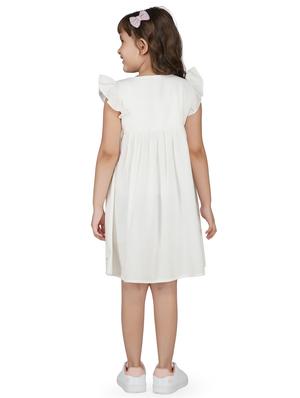 white printed frock - 17976614 - Standard Image - 4