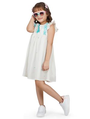 white printed frock - 17976614 - Standard Image - 5