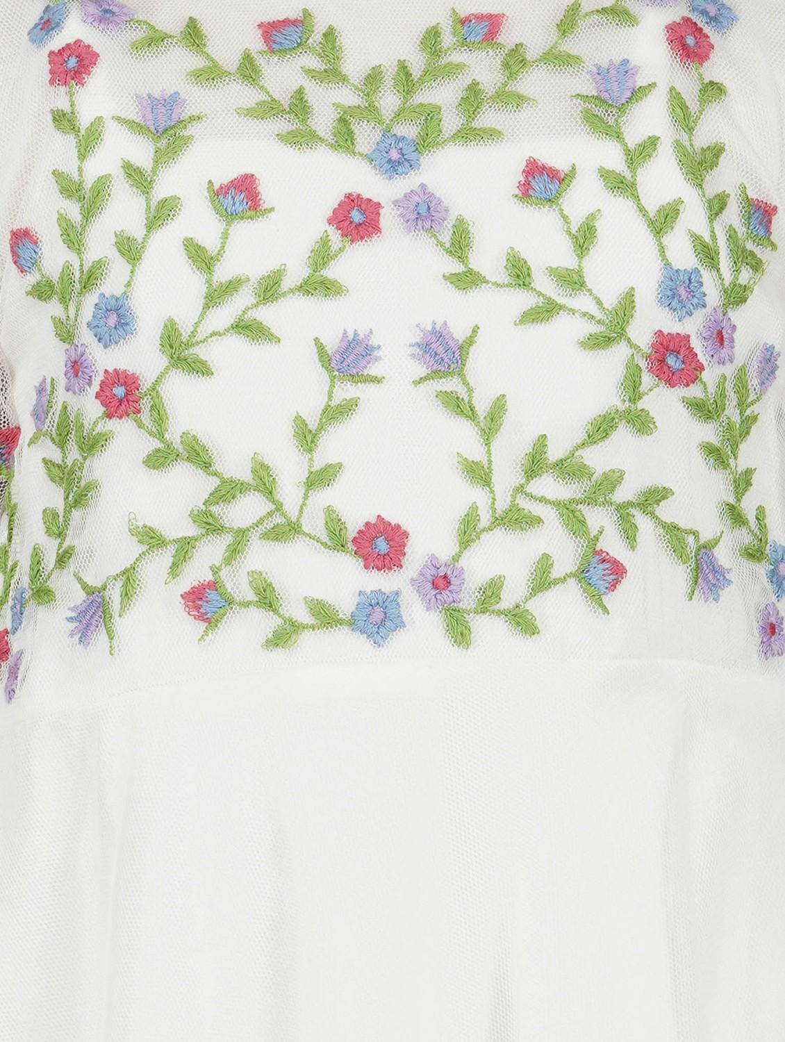 white embroidered frock - 17976623 - Zoom Image - 6
