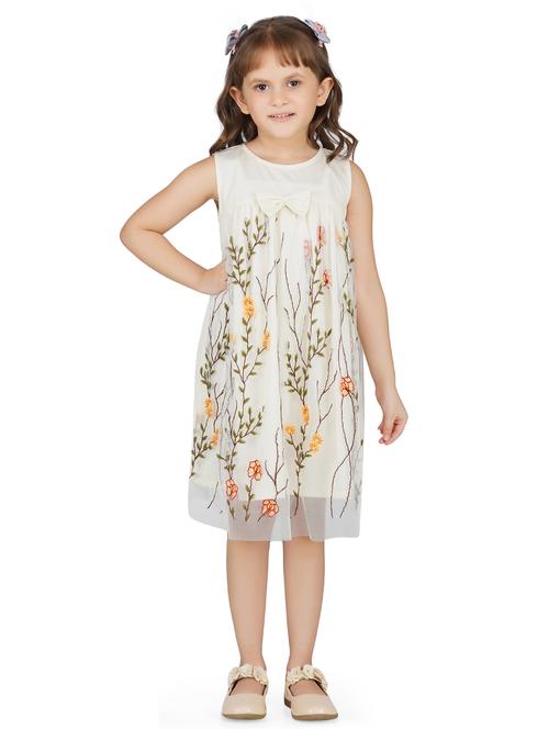 white embroidered frock - 17976625 - Standard Image - 1