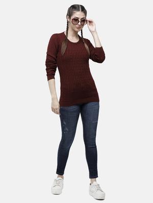 round neck solid pullover - 17976956 - Standard Image - 5