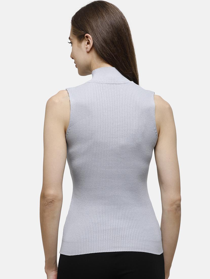 mock neck solid pullover - 17976963 - Zoom Image - 3