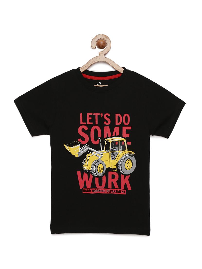 round neck graphic t-shirt - 17977716 - Zoom Image - 1