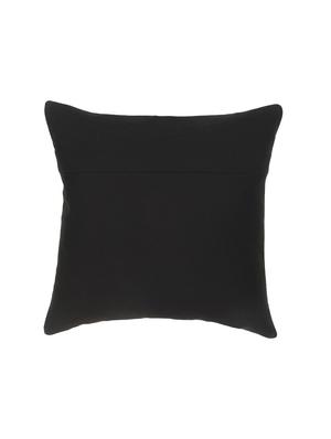 mezposh dazzle grey & silver cotton self design embellished cushion cover (12"x12") - 17977808 - Standard Image - 2