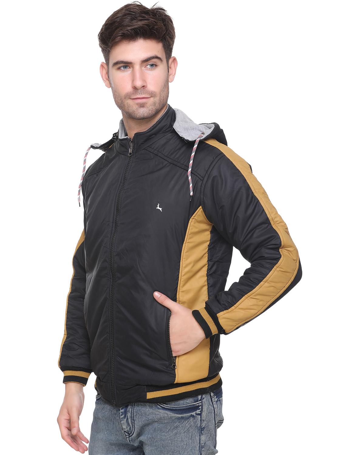 black color block reversible jacket - 17977957 - Zoom Image - 2