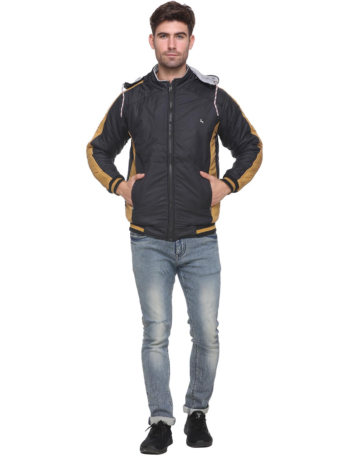 black color block reversible jacket - 17977957 - Zoom Image - 4