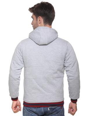 navy blue color block reversible jacket - 17977958 - Standard Image - 6