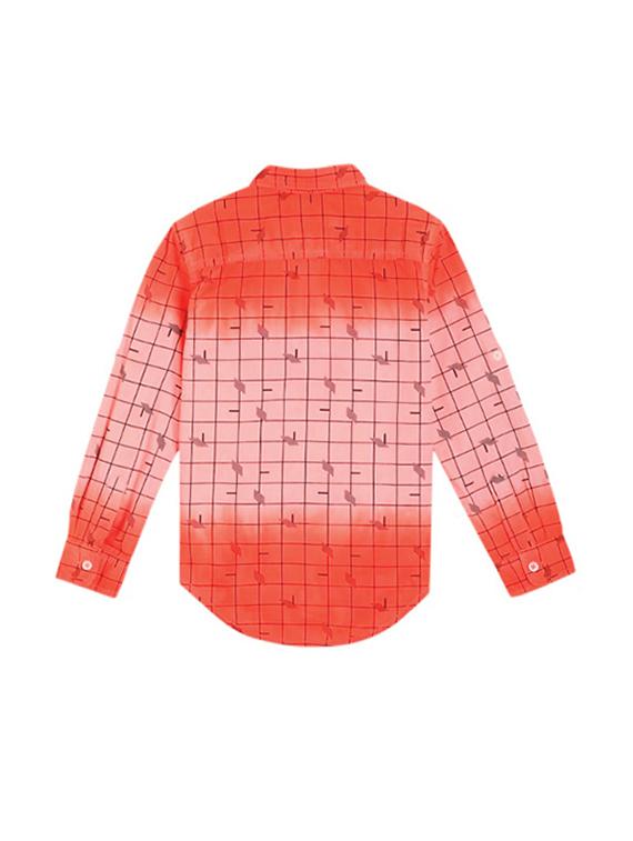 orange checkered shirt - 17978038 - Zoom Image - 2