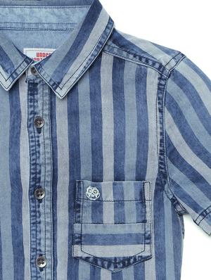 blue striped shirt - 17978055 - Standard Image - 3