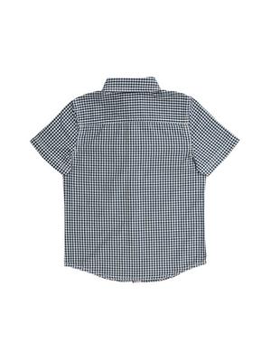 navy blue checkered shirt - 17978063 - Standard Image - 2
