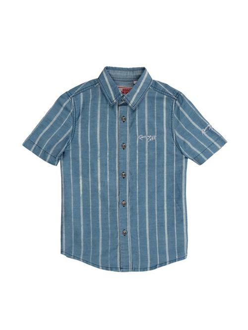 navy blue striped shirt - 17978067 - Standard Image - 1