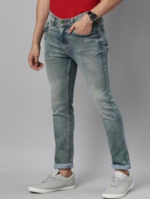 blue denim heavy washed jeans - 17978846 - Standard Image - 2