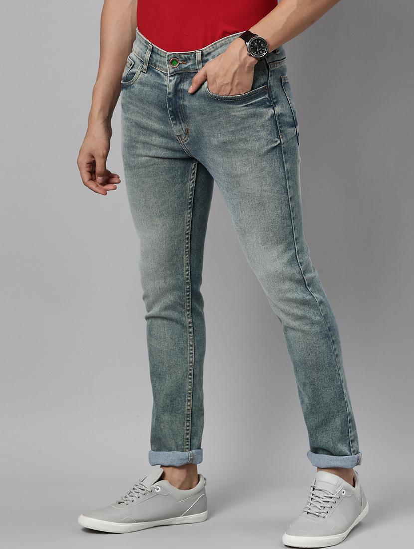 blue denim heavy washed jeans - 17978846 - Zoom Image - 2