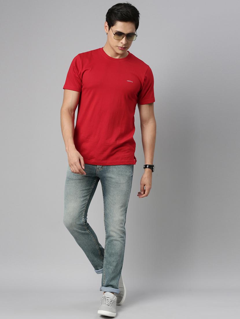blue denim heavy washed jeans - 17978846 - Zoom Image - 4