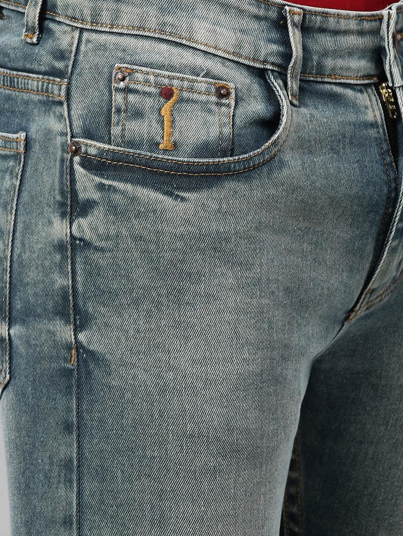 blue denim heavy washed jeans - 17978846 - Zoom Image - 5
