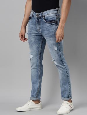 blue denim ripped jeans - 17978848 - Standard Image - 2