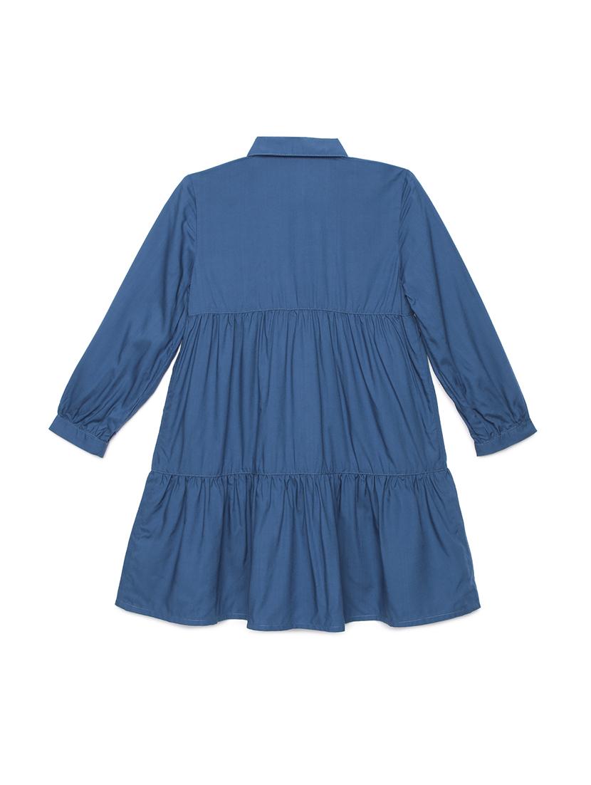 blue embroidered frock - 17978865 - Zoom Image - 2