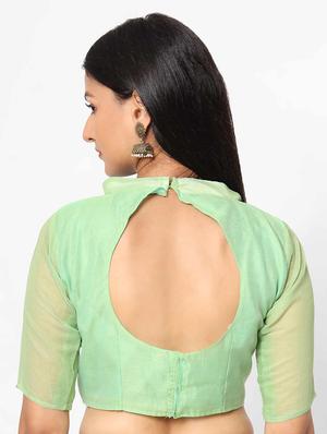 self design jamdani saree with blouse - 17979166 - Standard Image - 4