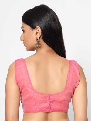 self design jamdani saree with blouse - 17979169 - Standard Image - 5