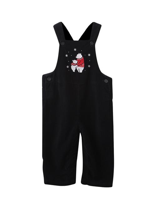 black solid dungarees - 17979253 - Standard Image - 1