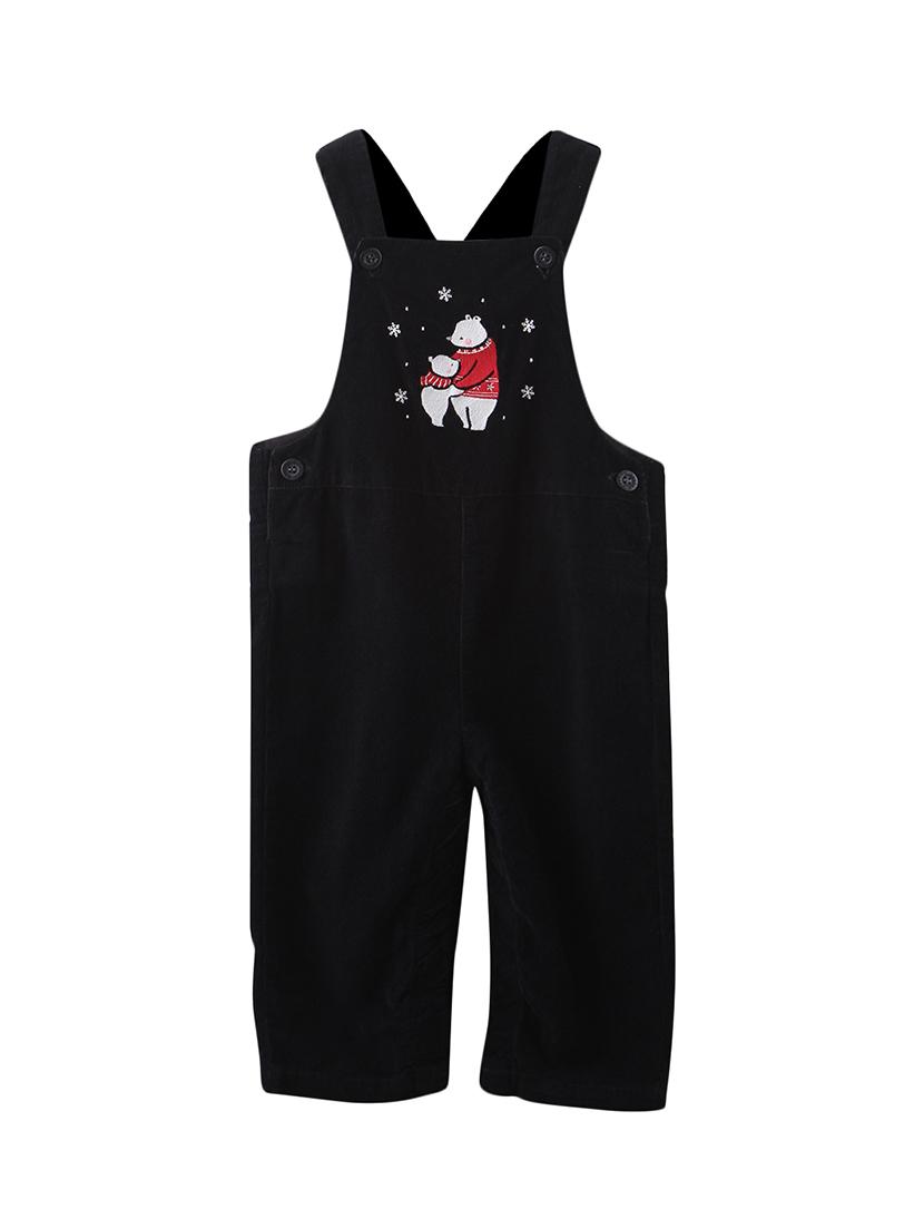 black solid dungarees - 17979253 - Zoom Image - 1