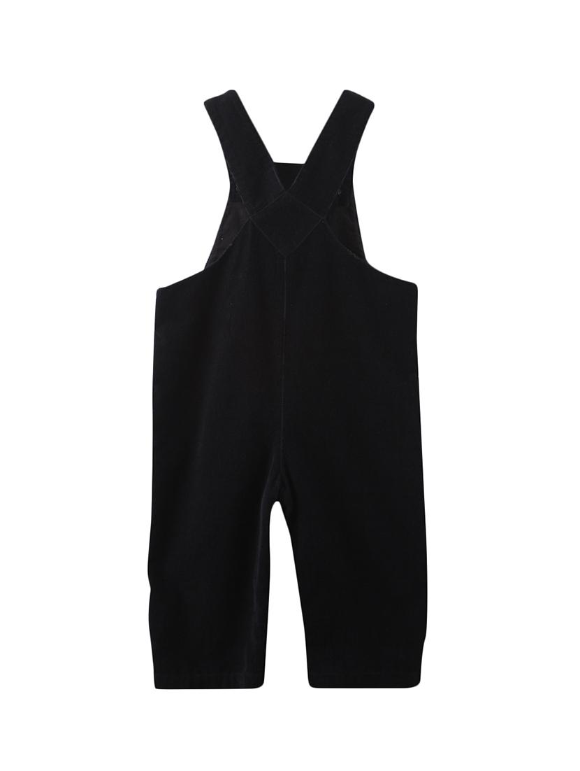 black solid dungarees - 17979253 - Zoom Image - 2
